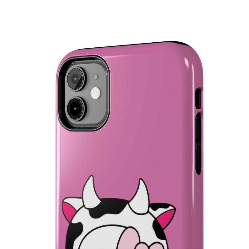 Hello Kitty Kuh süße robuste Handyhülle rosa Herz Schutzhülle Bild 4