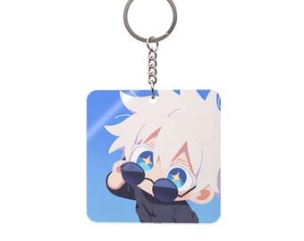 Satoru Gojo jjk Anime Schlüsselanhänger Chibi