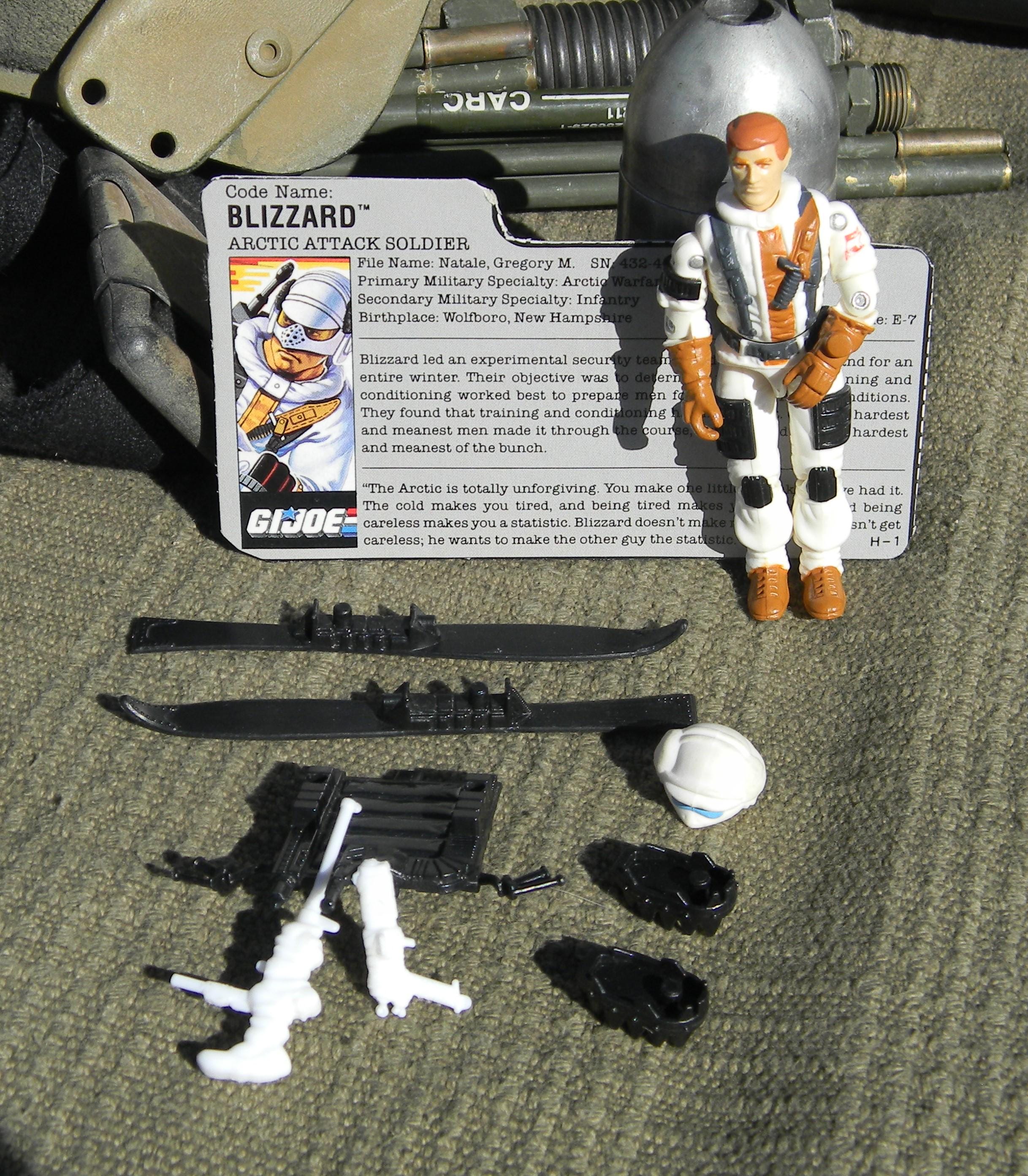 Comandos Em Ação Gi Joe Blizzard 1988