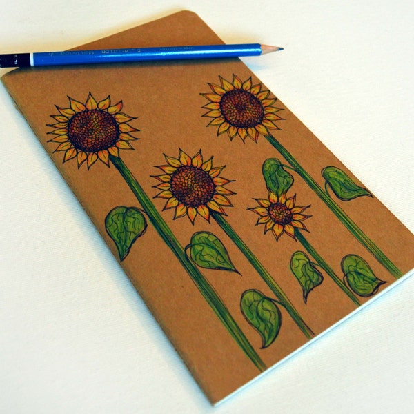 Moleskine Illustrated notebook - Sunflowers