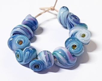 Clavon, Dragon Tears Artisan Lampwork Glass Beads, SRA, UK