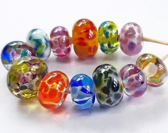 Frit Orphans, Artisan Lampwork Glass Beads, SRA, UK