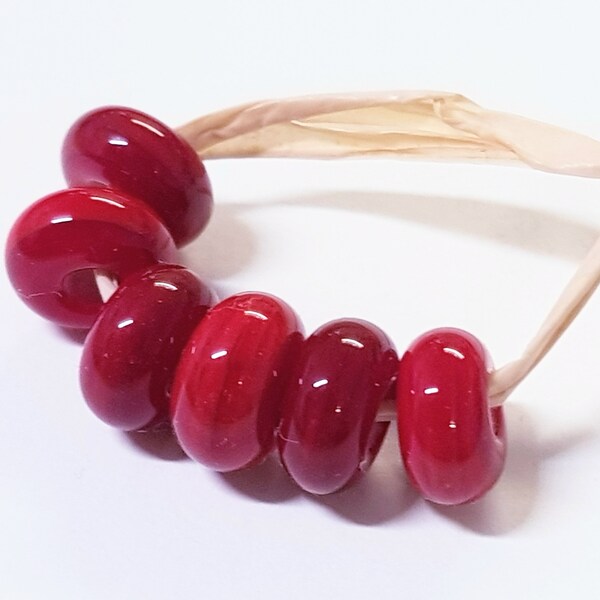 Cherry, Artisan Lampwork Glass Beads, SRA, UK