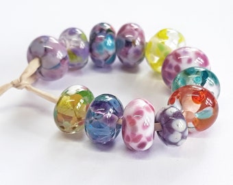 Frit Orphans, Artisan Lampwork Glass Beads, SRA, UK