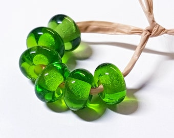 Irish, Artisan Lampwork Glass Beads, SRA, UK