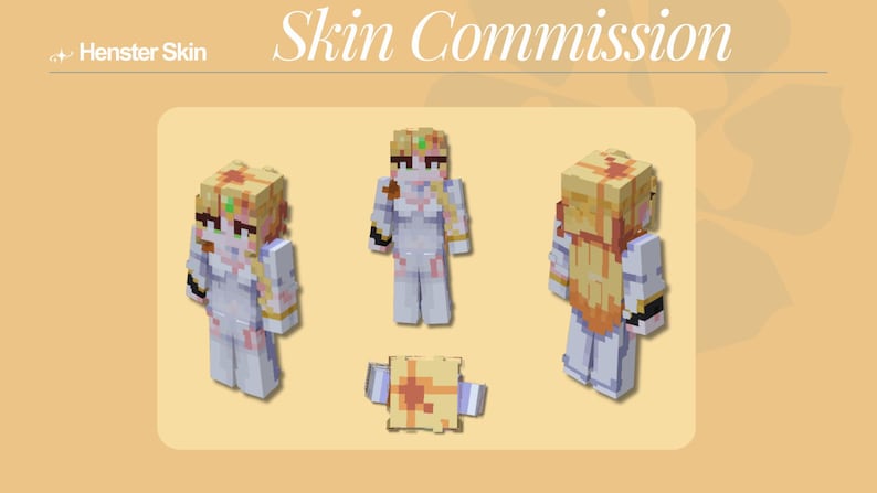 Custom Minecraft Skin Commission | High Quality | Java & Bedrock | OC, VTuber, Character image 7