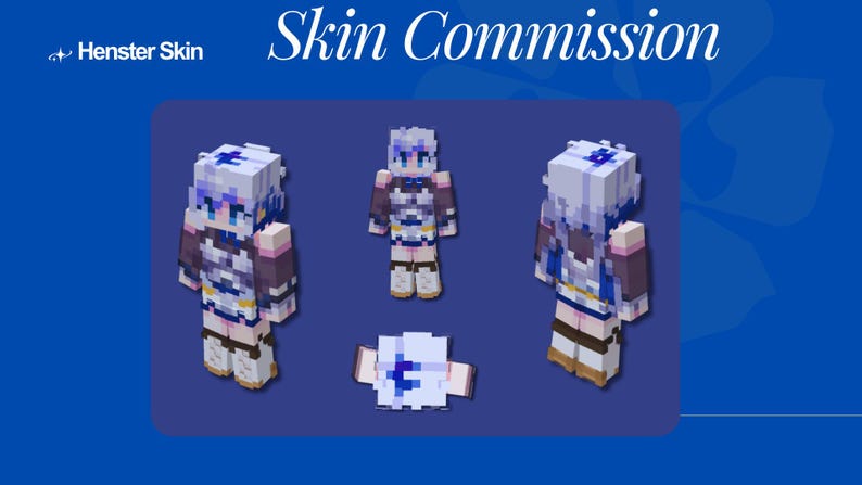 Custom Minecraft Skin Commission | High Quality | Java & Bedrock | OC, VTuber, Character image 6