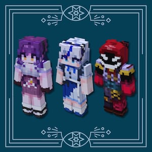 Zlecenie na niestandardową skórkę Minecraft | Wysoka jakość | Java i Bedrock | OC, VTuber, Postać