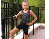 High Waisted Dance Shorts Pattern Chloe Compression Shorts Pattern Girls Athletic Runner Shorts Pattern Girls Sizes 2-14
