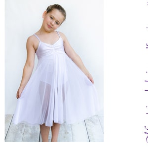 Felicity Ballet justaucorps motif Costume de danse pdf patron de couture filles tutu romantique Costume de danse lyrique