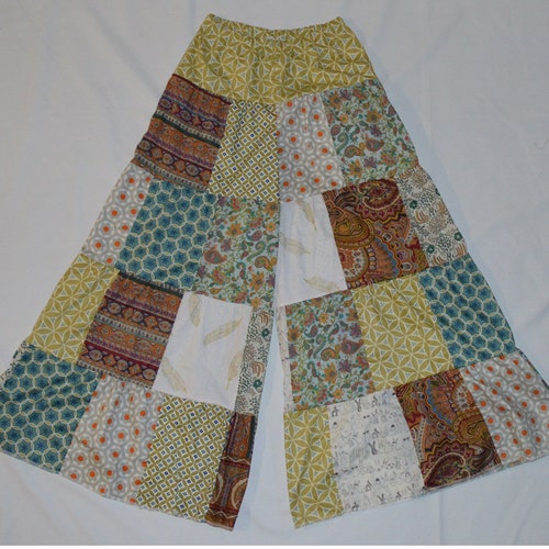 Festival Pants Sewing Pattern Womens Boho Patchwork Pants Pdf - Etsy