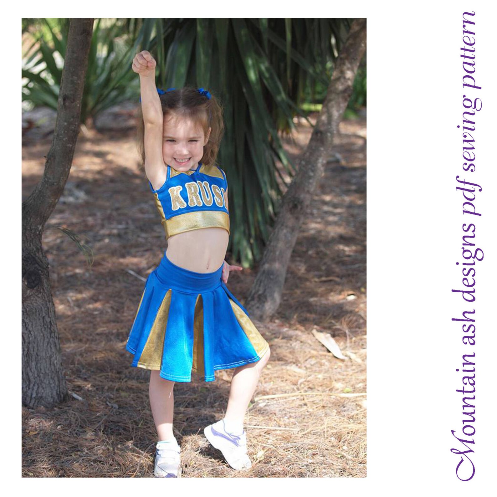 Cheer 1 pdf Sewing Pattern Girls Cheerleading Costume | Etsy