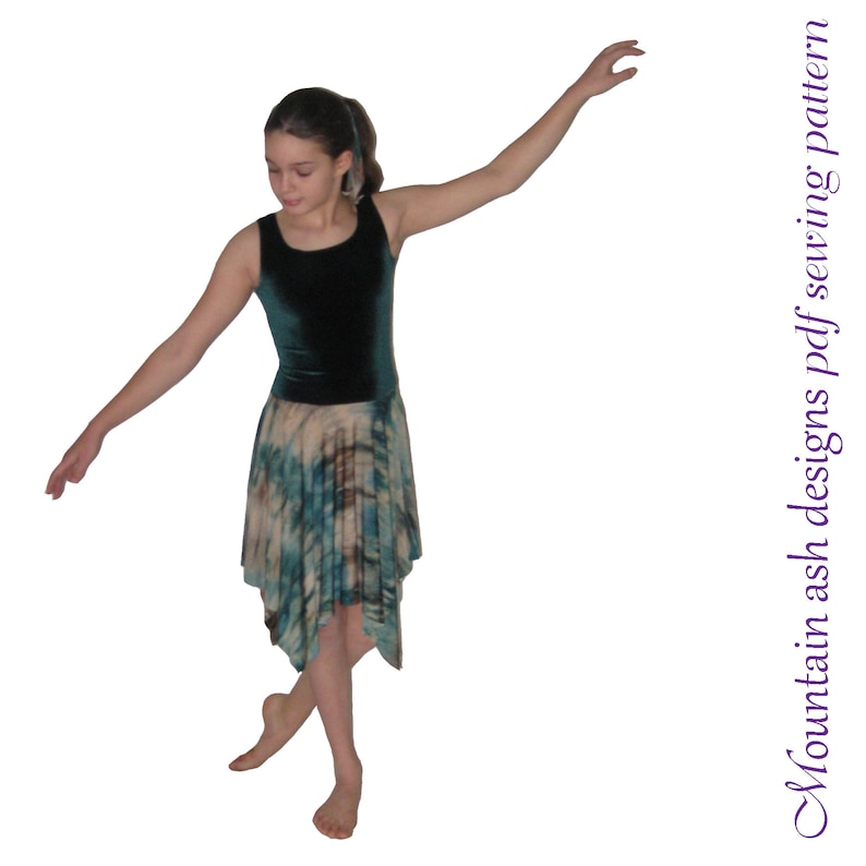 Dance Dress Leotard Pattern Elizabeth Pdf Sewing Pattern | Etsy