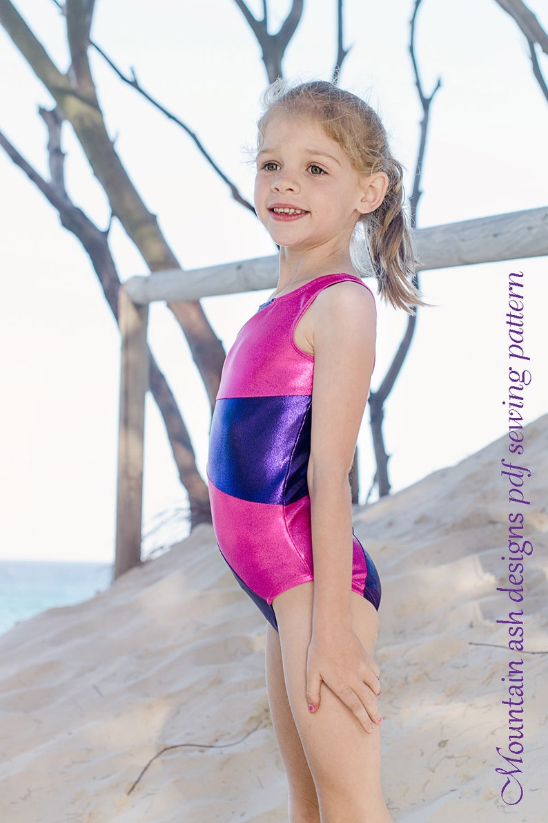 Gymnastics Leotard 8 Stripe Leotard Dance Costume Pdf Sewing Etsy Canada