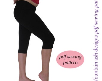 Girls Leggings Pattern 1 Pdf Sewing Pattern Girls Sizes 2-14 | Etsy