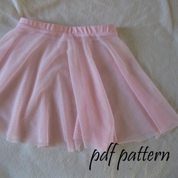 Ballet Skirt pdf Sewing Pattern Ballet Leotard Pattern Ballet Basics 2 Girls Sizes 1-14