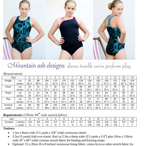 Cassidy Swimsuit Sewing Pattern Asymmertical Neckline Leotard | Etsy