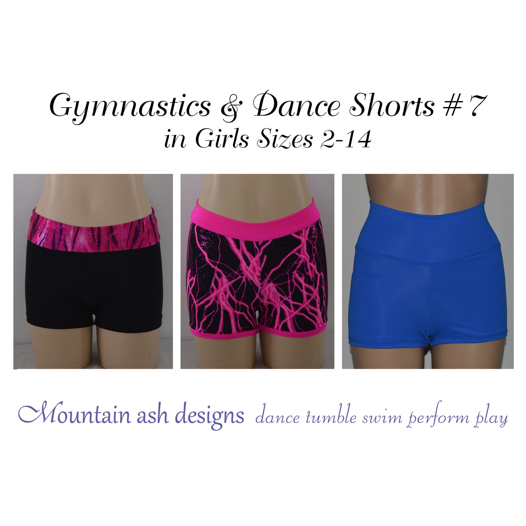 Girls Athletic Tights With Yoga or Elastic Waist PDF Pattern, Girls Dance &  Yoga Leggings, Basic Tights, PDF Sewing Pattern, Girls Size 2-14 