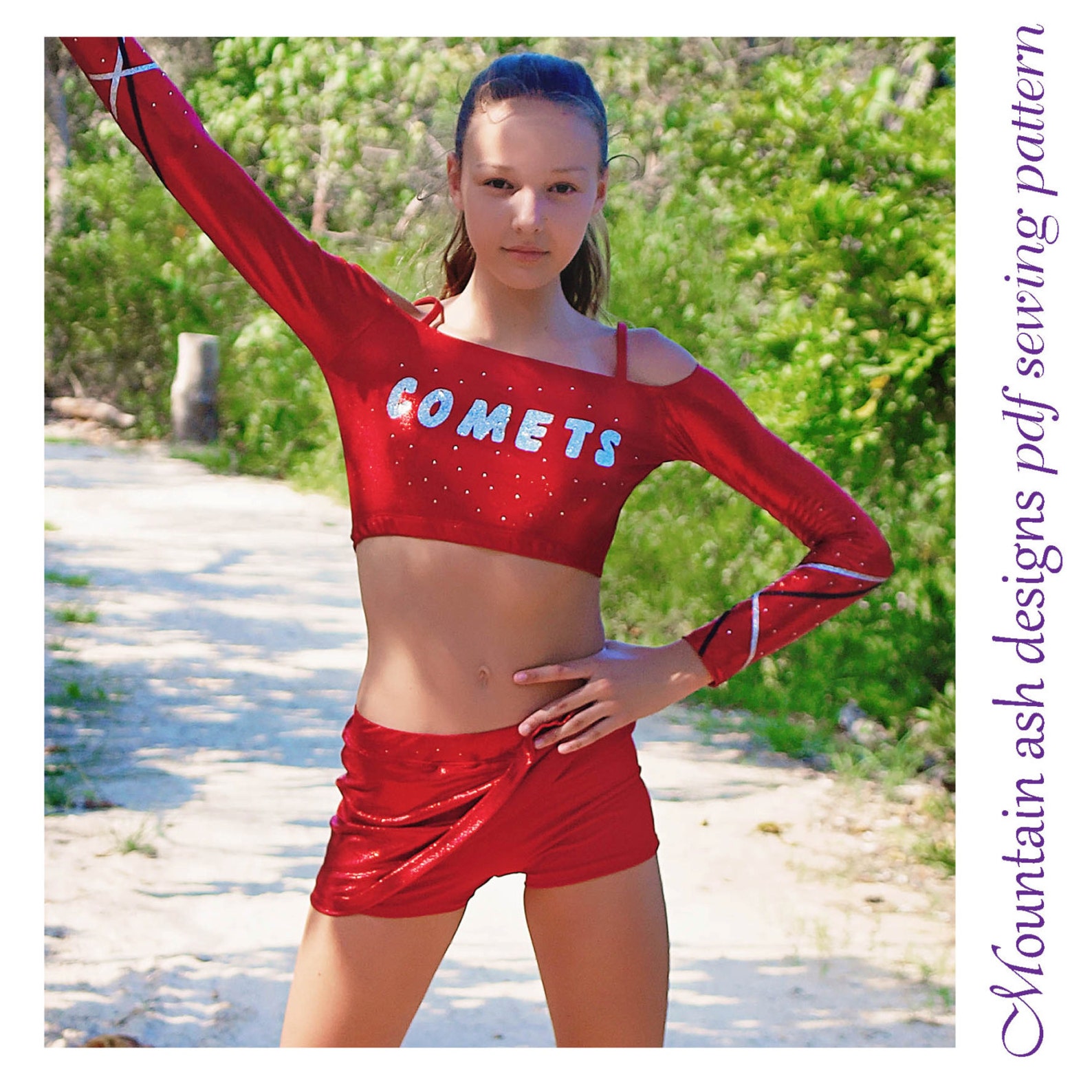Cheerleading Skirt Sewing Pattern Cheer 6 Girls Sizes 214 Etsy Canada