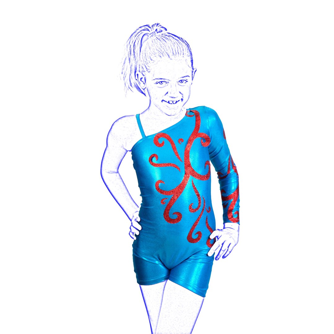 Unitards 3 Pdf Sewing Pattern in Girls Sizes 2-14 Long Sleeve One ...