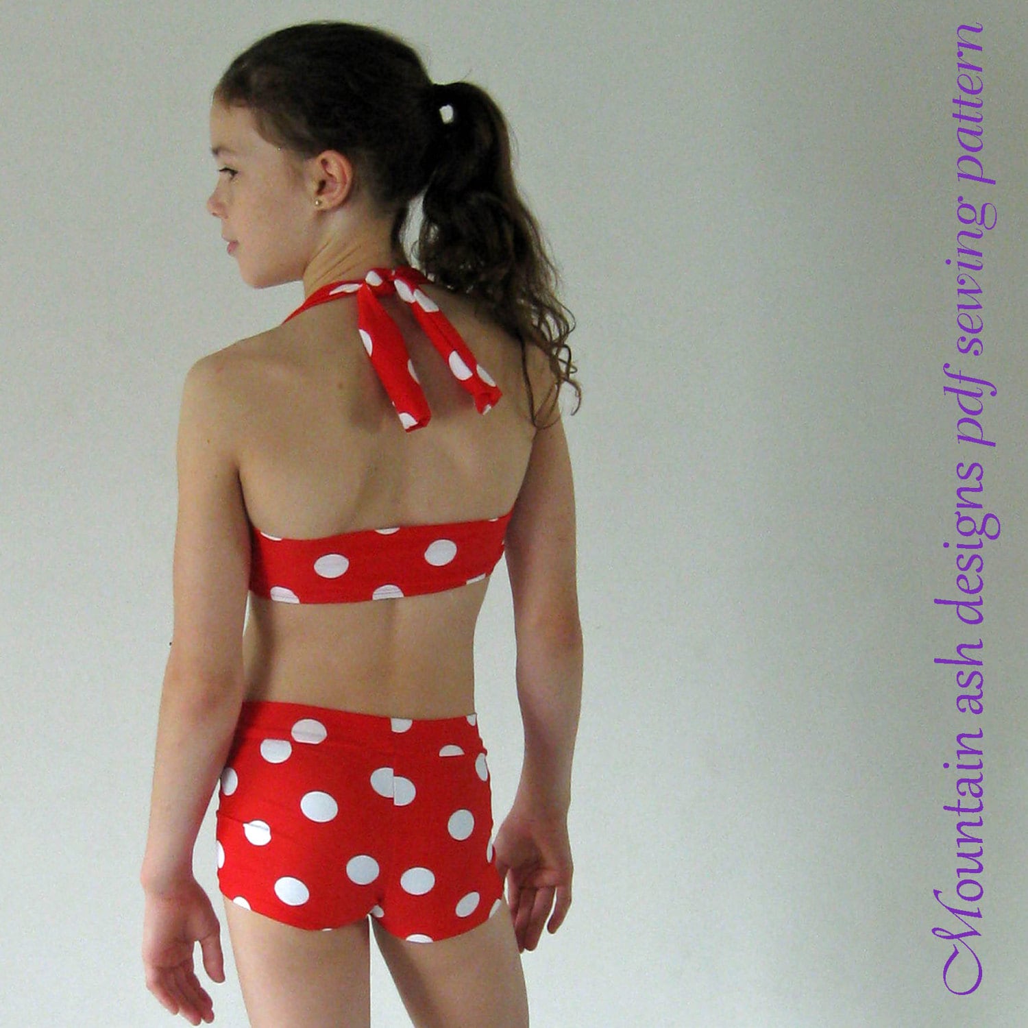 Bikini Ella Retro Vintage Swimsuit Pdf Sewing Pattern Etsy