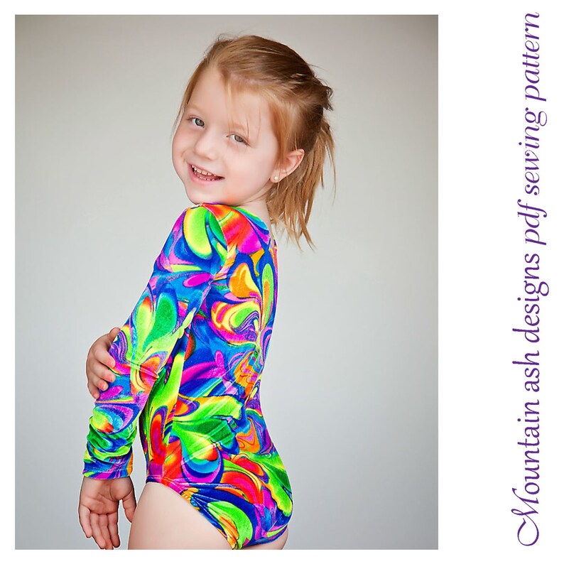 Leotards 2 pdf sewing pattern gymnastics gym dance jazz ballet Etsy
