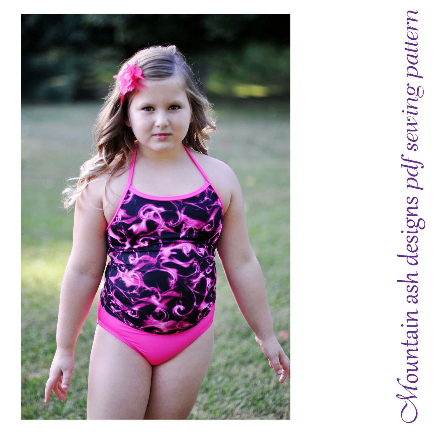 Girls Tankini Swimsuit Pdf Pattern Bikini -