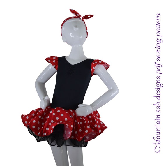 Buy Ballet Leotard Tutu Sewing Pattern Pdf Ballet Basics 4 in Girls Sizes  1-14 Ruffle Dance Costume Fishing Line Hem Skirt Minnie Mouse Costume  Online in India 
