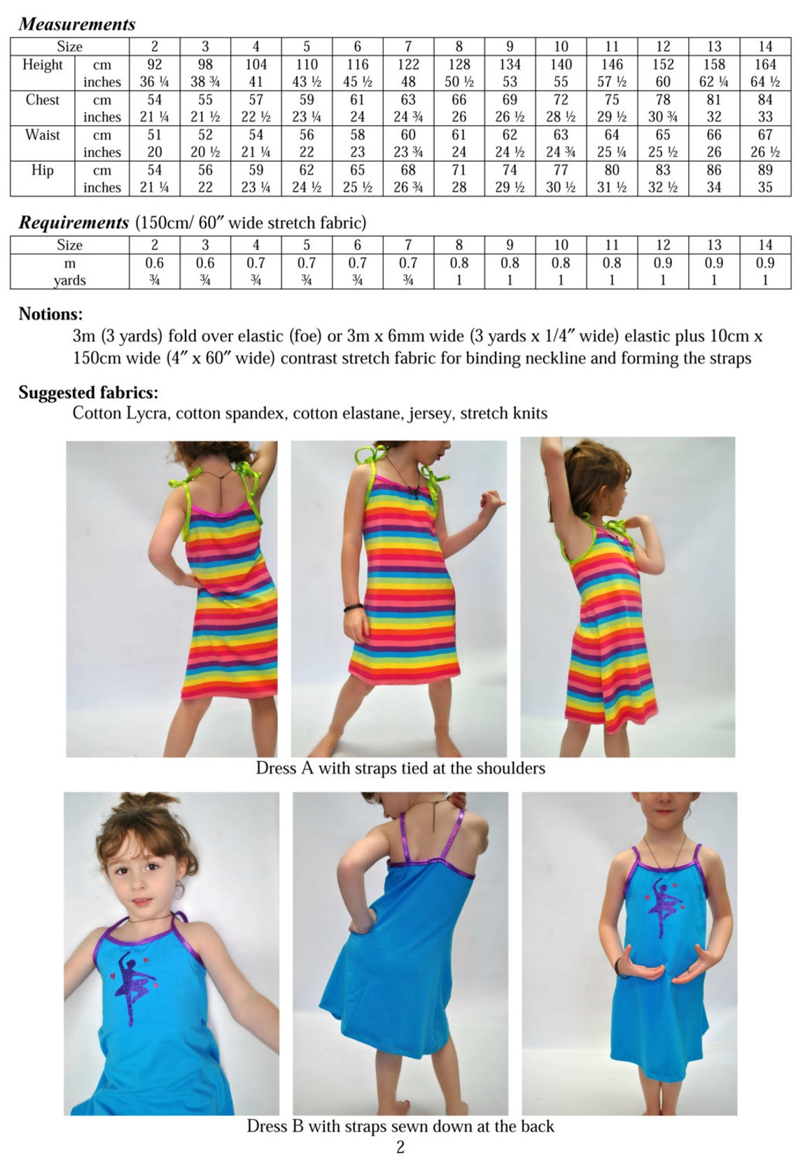 Stretch Dress Pattern Zoe Pdf Sewing Pattern Knit Summer Dress - Etsy ...