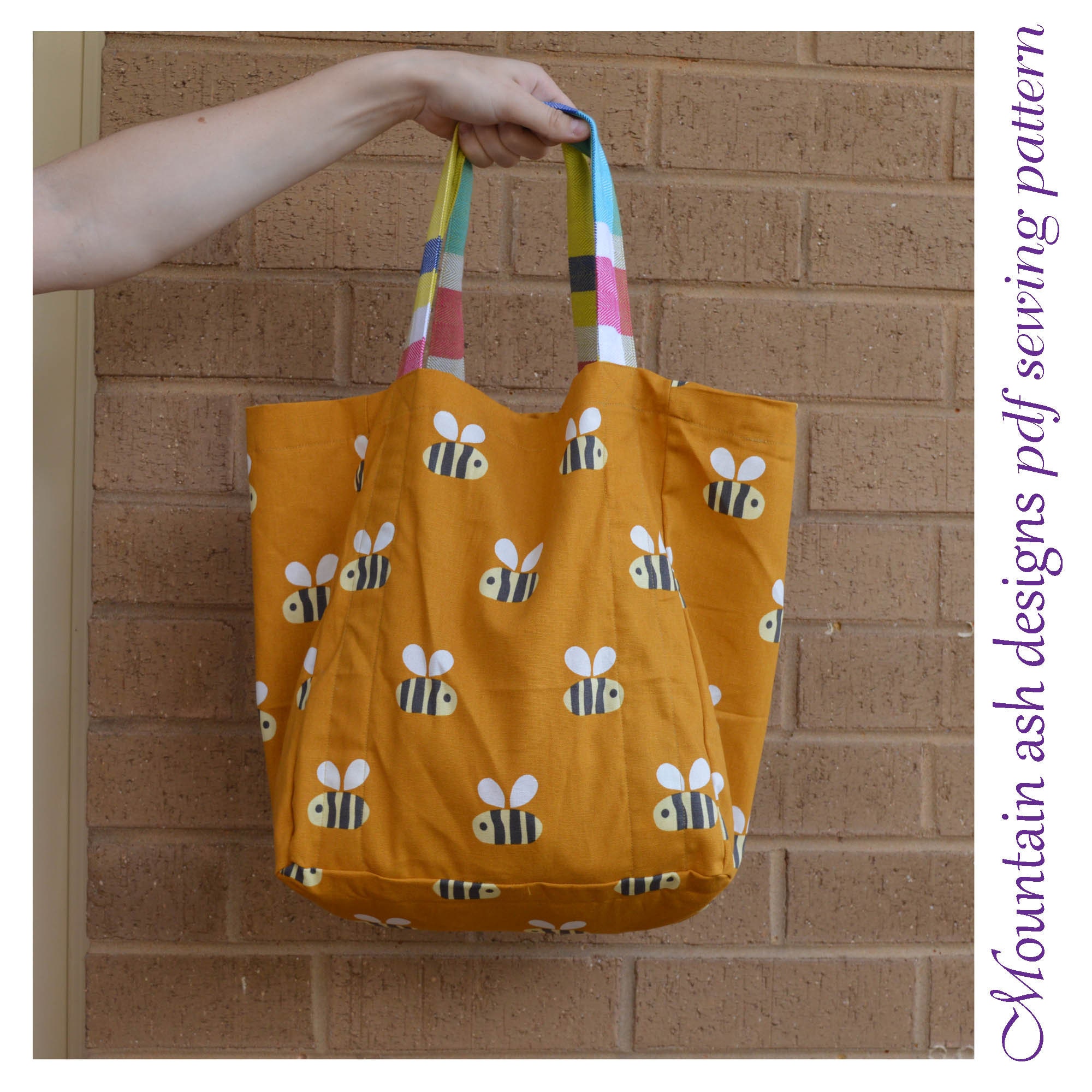 Reusable Shopping Bags Pdf Sewing Pattern Library Bags Green | Etsy
