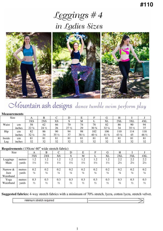 flare yoga pants pattern