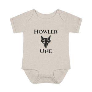 Howler One Baby Onesie, Sci-Fi Baby Outfit, Red Rising Inspired Infant Bodysuit, Nerd Baby Gift, Future Howler Baby Clothes