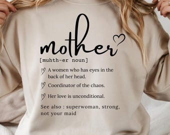 Mother Definition PNG | Funny Mom Shirt Design PNG (Digital Download)