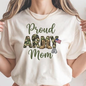 Proud Army Mom PNG | Military Mom Shirt Design (Digital Download) image 5