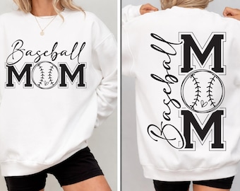 Baseball Mom SVG | Sports Mom Shirt Design | Game Day PNG (Digital Download)