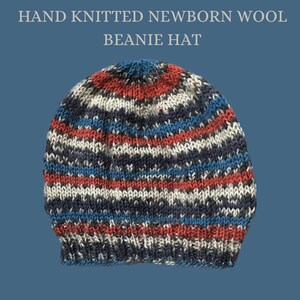 Hand Knitted Newborn Baby Wool Beanie Hat