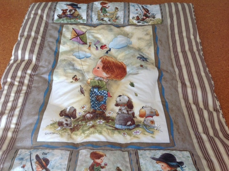 down filled cot eiderdown