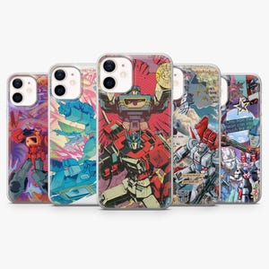 Cover per telefono Transformers Robot Soundwave per iPhone 17Pro, 16, 15, 14, 13, 12, Samsung S26, S25, S24, S23Fe, A16, A56, Pixel 10, 9Pro