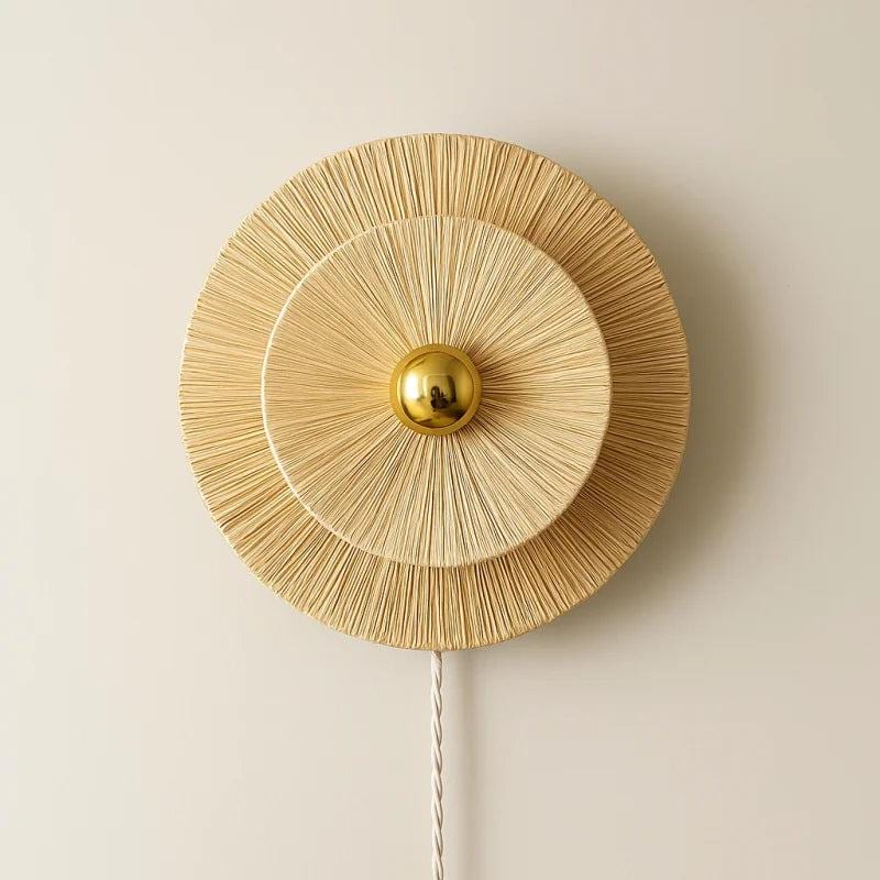 Lampe De Chevet Suspendu Rotin