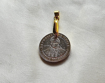 Chile  Mapuche Coin Pendant