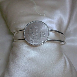Mexico  Coin Cuff Bracelet 1984