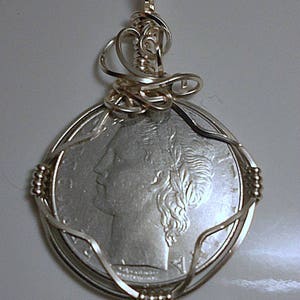 Italy  Coin Pendant 1978
