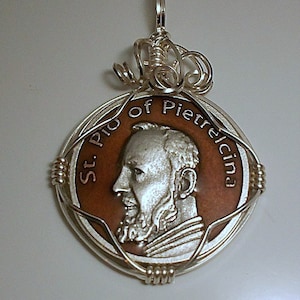 Saint Padre Pio Token Pendant