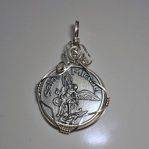 Archangel Saint Michael Medal Pendant image 1