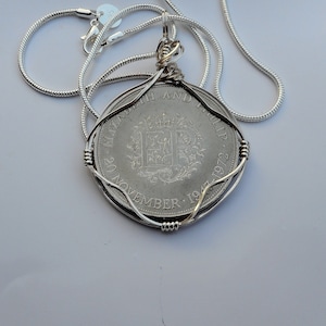 Great Britain Commemorative Coin Pendant 1947-1972