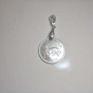Taurus Astrology Coin Pendant image 1