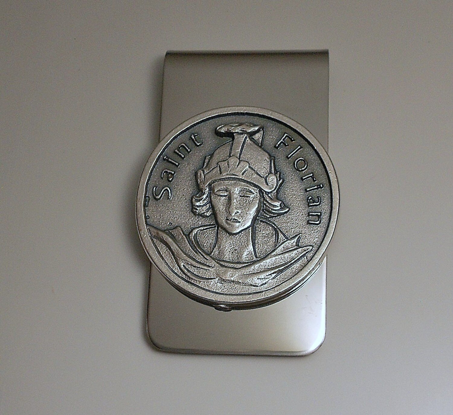 Saint Florian Medal Money Clip Patron Saint Of Firemen Etsy - 50