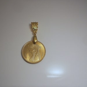 Egypt Cleopatra Queen of Egypt Coin Pendant