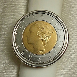 Italy  Vintage Coin Ring