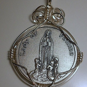 Our Lady of Fatima Medal Pendant